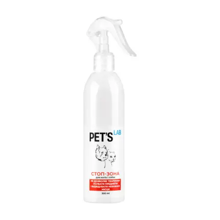 Отпугиватель для кошек и собак СТОП-ЗОНА , PET'S LAB, 300мл