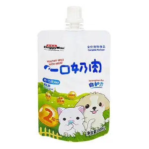 Doggyman Healthy Milk With Meat ДОГГІМЕН МОЛОКО З М’ЯСОМ для цуценят і кошенят від 45 до 75 днів 100 мл