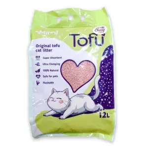 MiMi CAT TOFU соєвий наповнювач для котячого туалету з ароматом Вишня, 12 л / 5,4 кг