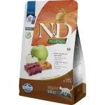 Беззерновий сухий корм N&D CAT PUMPKIN VENISON & APPLE ADULT з гарбузом, олениною та яблуком 300 г