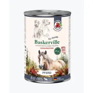 Baskerville КОНИНА. Повнораціонний вологий корм класу холістик для собак. 400 г