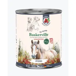 Baskerville КОНИНА. Повнораціонний вологий корм класу холістик для собак. 800 г