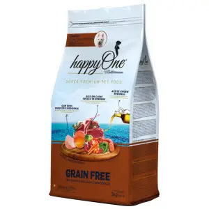 Беззерновий сухий корм happyOne Mediterraneum Adult Dog Fresh Lamb для дорослих собак зі свіжим ягням 3 кг