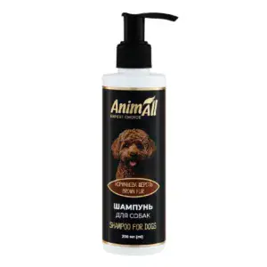 Шампунь AnimAll для собак з коричневою та рудою шерстю, 200 мл
