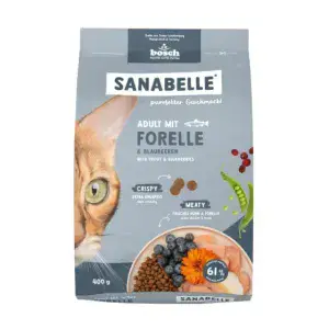 Сухий корм Bosch Sanabelle Adult для дорослих котів, форель з чорницею, 400 г