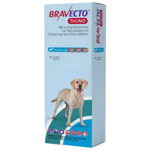 Bravecto TriUNO 400mg БРАВЕКТО ТриУНО жувальні таблетки для собак 20,0-40,0 кг 1 табл