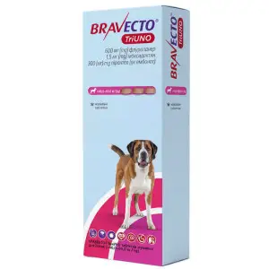 Bravecto TriUNO 600mg БРАВЕКТО ТриУНО жувальні таблетки для собак 40,0-60,0 кг 1 табл