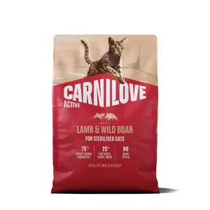 Сухий корм Carnilove Active Lamb & Wild Boar Sterilised для стерилізованих котів ягня і дикий кабан 2 кг