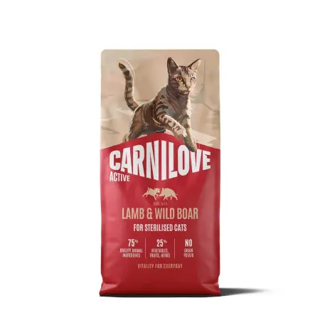 Сухий корм Carnilove Active Lamb & Wild Boar Sterilised для стерилізованих котів ягня і дикий кабан 6 кг