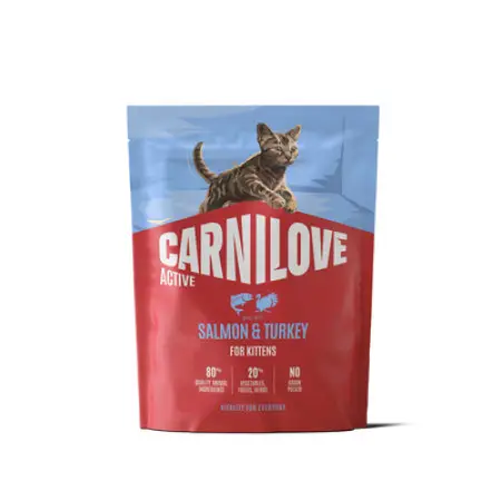 Сухий корм Carnilove Active Salmon & Turkey Kitten для кошенят лосось та індичка 400 г