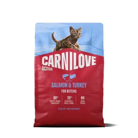 Сухий корм Carnilove Active Salmon & Turkey Kitten для кошенят лосось та індичка 2 кг