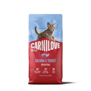 Сухий корм Carnilove Active Salmon & Turkey Kitten для кошенят лосось та індичка 6 кг