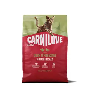 Сухий корм Carnilove Active Duck & Pheasant Sterilised для стерилізованих котів качка і фазан 2 кг
