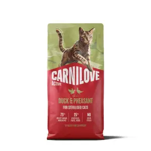 Сухий корм Carnilove Active Duck & Pheasant Sterilised для стерилізованих котів качка і фазан 6 кг