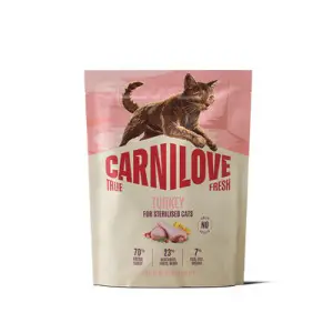 Сухий корм Carnilove True Fresh Turkey Sterilised для стерилізованих котів індичка 400 г