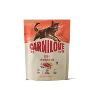 Сухий корм Carnilove True Fresh Beef Sterilised для стерилізованих котів яловичина 400 г