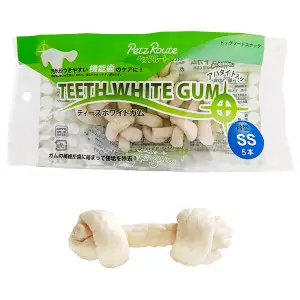 Лакомства для собак Petz Route Teeth White Gum жевательные Кость для чистки зубов размер SS