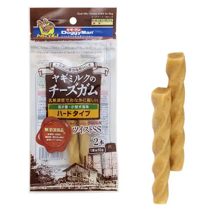 Ласощі для собак DoggyMan Goat Milk Cheese Паличка з козячим сиром 2 шт 8 см 21 г