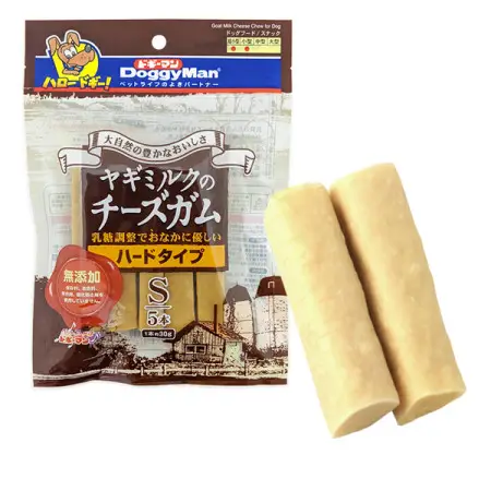 Ласощі для собак DoggyMan Goat Milk Cheese Паличка з козячим сиром 5 шт 10 см 150 г