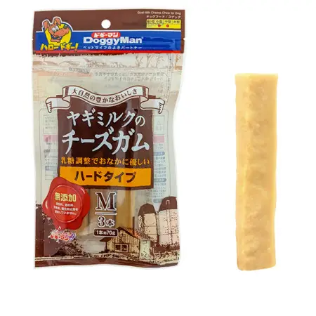 Ласощі для собак DoggyMan Goat Milk Cheese Паличка з козячим сиром 13 см 210 г