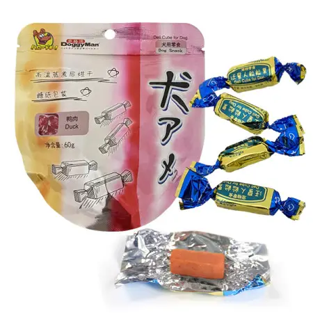 Ласощі для собак DoggyMan Deli Cube Duck Цукерки Кубики з Качкою 60 г