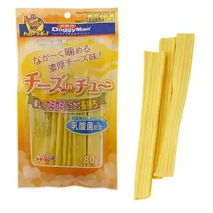 Ласощі для собак DoggyMan Cheese Chewing Stick Жувальні палички з Сиром, розмір M, 80 г