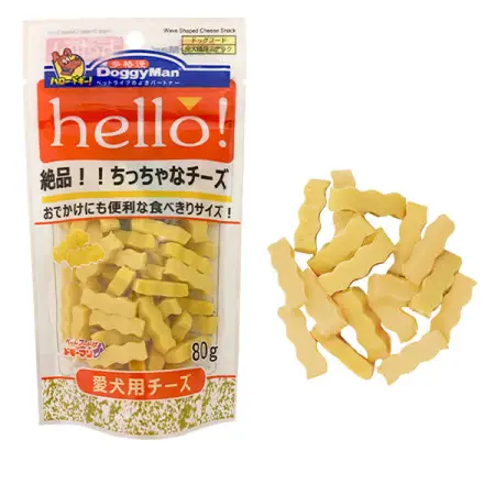 Ласощі для собак DoggyMan Wave Shaped Cheese Snack Original Flavor Сирні палички Хвиля 80 г