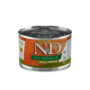Беззерновий  вологий корм Farmina N&D Grain Free Pumpkin Duck Adult Mini для дорослих собак з качкою та гарбузом 140 г