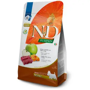 Сухий корм Farmina N&D Grain Free Pumpkin Dog Venison & AppleE Adult Mini для дорослих собак малих порід з олениною, гарбузом та яблуком 2 кг