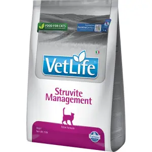 Сухий лікувальний корм Farmina Vet Life Management Struvite для лікування та профілактики рецидивів струвітних уролітів для котів 5 кг