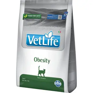 Сухий корм Farmina Vet Life Obesity для котів, дієтичне харчування для зниження зайвої ваги 5 кг