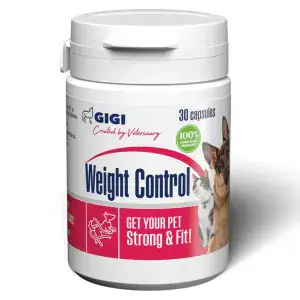 GiGi Weight Control - препарат для підтримання оптимальної ваги та підвищення енергії у собак та котів - 30 капс