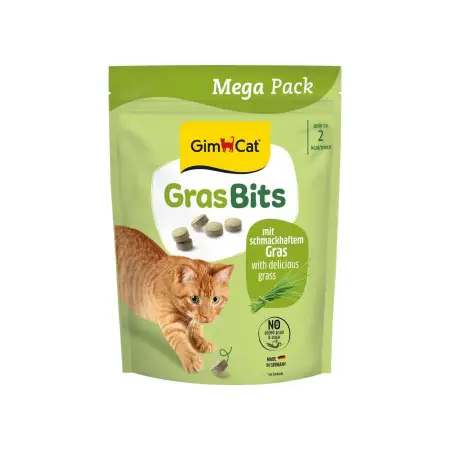 Вітаміни для котів GimCat GrasBits вітамінізовані таблетки з травою 425 г