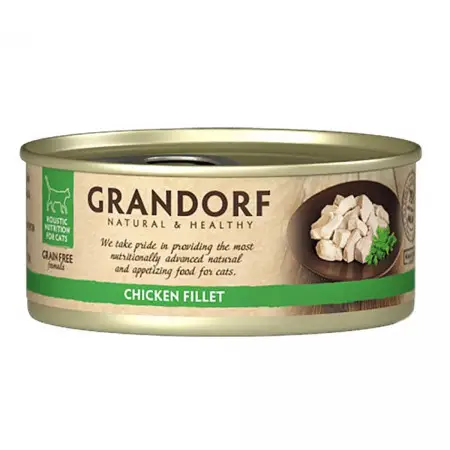Консерви GRANDORF для кішок Куряча грудка 70 г