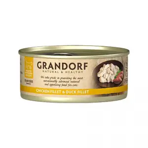 Консерви GRANDORF для кішок Куряча грудка з качиним філе 70 г