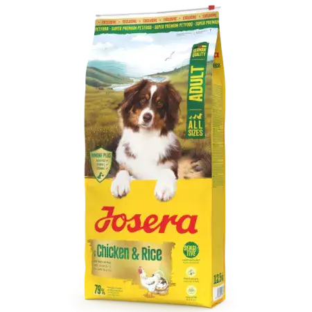 Сухий корм Josera Adult Chicken & Rice для дорослих і активних собак, з м'ясом птиці 12,5 кг