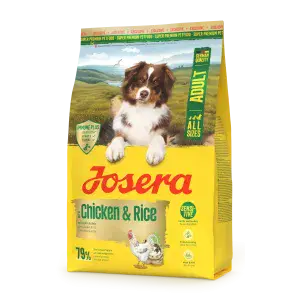 Сухий корм Josera Adult Chicken & Rice для дорослих і активних собак, з м'ясом птиці, 3 кг