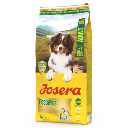 Сухий корм Josera Adult Fiesta Plus для вибагливих собак, з додатковими крокетами, 12,5 кг