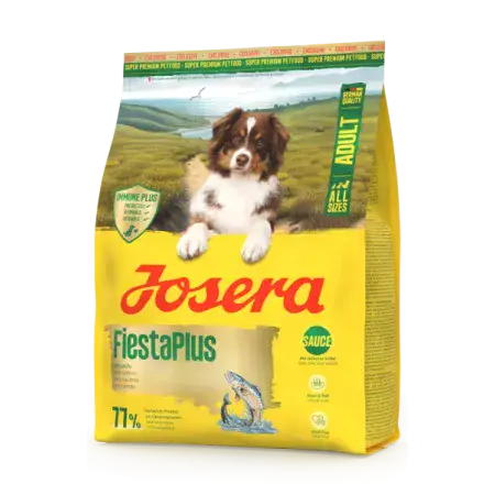 Сухий корм Josera Adult FiestaPlus для вибагливих собак, з додатковими крокетами 900 г