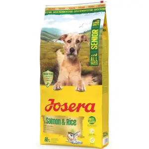 Сухий корм Josera Senior Salmon & Rice для літніх собак, з лососем, 12,5 кг