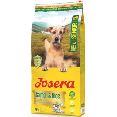 Сухий корм Josera Senior Salmon & Rice для літніх собак, з лососем, 12,5 кг
