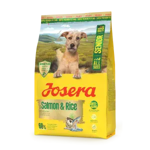 Сухий корм Josera Senior Salmon & Rice для літніх собак, з лососем, 3 кг