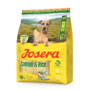 Сухий корм Josera Senior Salmon & Rice для літніх собак, з лососем, 900 г