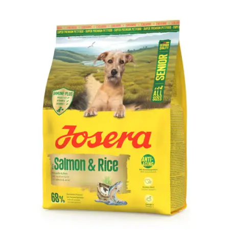 Сухий корм Josera Senior Salmon & Rice для літніх собак, з лососем, 900 г