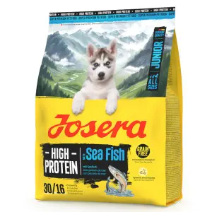 Сухий корм Josera High Protein Junior Sea Fish для цуценят активних молодих собак усіх порід з морською рибою 900 г