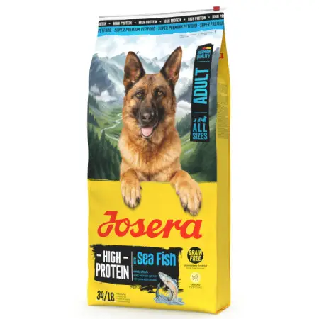 Сухий корм Josera High Protein Adult Sea Fish для активних дорослих собак усіх порід з морською рибою 12,5 кг