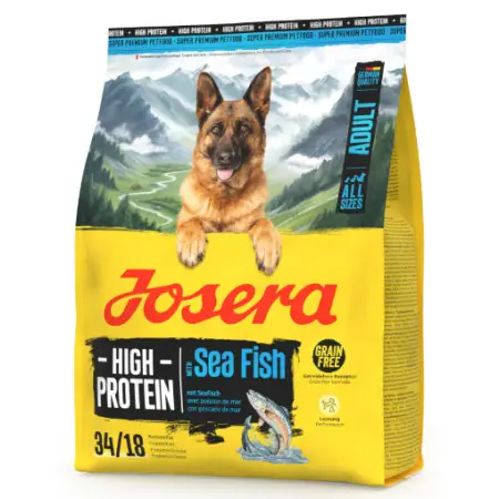 Сухий корм Josera High Protein Adult Sea Fish для активних дорослих собак усіх порід з морською рибою 900 г