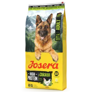 Сухий корм Josera High Protein Adult Chicken (High Energy) для дорослих спортивних та племінних собак з куркою 12,5 кг