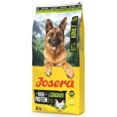 Сухий корм Josera High Protein Adult Chicken (High Energy) для дорослих спортивних та племінних собак з куркою 12,5 кг