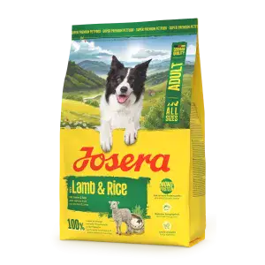 Сухий корм Josera Lamb & Rice Adult для дорослих собак всіх порід, з ягням 3 кг